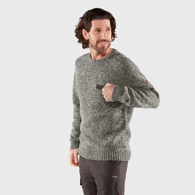 Fjällräven Mens Lada Round-neck Sweater Grey-5